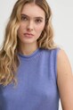 Calvin Klein Jeans kamizelka fioletowy J20J225226