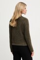 Morgan sweter z domieszką wełny MBULLE MBULLE zielony SS26