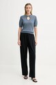 By Malene Birger pulover din amestec de lână TALA 103209 gri SS25