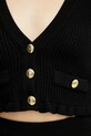 Elisabetta Franchi cardigan MK79Q52E2 negru