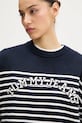Tommy Jeans pamut pulóver sötétkék DW0DW20251