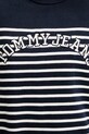 Tommy Jeans pamut pulóver DW0DW20251 sötétkék