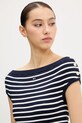 Бавовняний светр Tommy Jeans темно-синій DW0DW20252