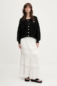 Tommy Jeans cardigan din bumbac DW0DW20257 negru SS25