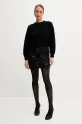 La Mania maglione in lana CURTSY nero SS25