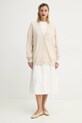 MUNTHE cardigan din lana FAFALI 251160425174 bej SS25