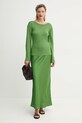 Bruuns Bazaar pulover BBW4331 verde SS25