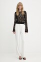 Liu Jo sweter i top WA5518.MS007 czarny SS25