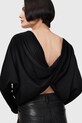 Μάλλινο πουλόβερ AllSaints JULIEANA W035KB μαύρο SS25