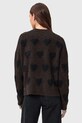 AllSaints sweter z dodatkiem wełny AMORA W043KC czarny SS25