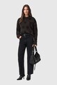 AllSaints sweter z dodatkiem wełny AMORA W043KC czarny