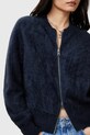AllSaints kasmír kardigán REBEL W004KC sötétkék SS25