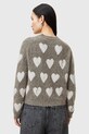 Шерстяной кардиган AllSaints AMORA серый W042KC