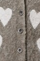 Μάλλινη ζακέτα AllSaints AMORA W042KC πράσινο SS25
