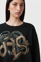 AllSaints bluza SLITHA W045JC negru SS25