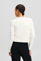 Karl Lagerfeld kardigan A2W18028 biały SS25