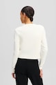 Karl Lagerfeld cardigan A2W18028 alb SS25