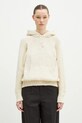Visvim sweter jedwabny Raglan Hoodie P.O. Knit Mawata pozostałe beżowy 325105012002