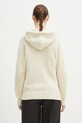Odzież Visvim sweter jedwabny Raglan Hoodie P.O. Knit Mawata 325105012002 beżowy