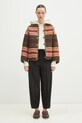 Шовковий светр Visvim Raglan Hoodie P.O. Knit Mawata 325105012002 бежевий
