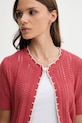 United Colors of Benetton cardigan din bumbac roz 1594E501Z