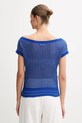 Дрехи Памучен пуловер United Colors of Benetton 1394E10DW син