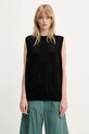 Бавовняна жилетка Carhartt WIP Checker Vest Sweater гладкий чорний I034544.89XX