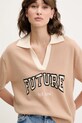 FROM FUTURE sweter kaszmirowy beżowy WPP02646