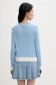 Odzież From Future sweter damski wełniany WPR00573 niebieski