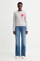 FROM FUTURE sweter kaszmirowy WPR01195 szary AW25