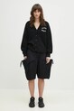 Kenzo cardigan din lana x Verdy FF52CA4773CX.99J negru