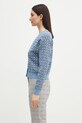 Kenzo cardigan FF52CA4943CO.64 blue SS25