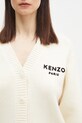 Kenzo kardigan wełniany Pop beżowy FF52CA4983LA.02