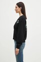 Μάλλινη ζακέτα Kenzo Jungle Flower FF52CA4993CN.99J μαύρο SS25