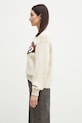Vuneni pulover Kenzo x Verdy FF52PU4913CX.02 bež SS25