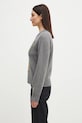 GANNI maglione in lana Graphic Wool Mix Bunny K2502 grigio SS25