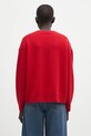 Дрехи Кашмирен пуловер Anine Bing Lee Crew Sweater A.09.10662 червен