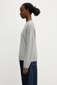 Anine Bing sweter kaszmirowy Lee Crew Sweater A.09.10662 szary SS25