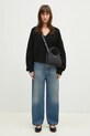 Кашемировый свитер Anine Bing Lee Sweater A.09.3280 чёрный