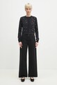 Шерстяной кардиган Fiorucci Confetti Dot Print Logo W02SPKCA337KN03BK01 чёрный