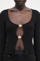 Джемпер Marine Serre Moon Jewelry Knit Open чорний WTK068A.CKNI0514