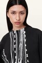 AllSaints hanorac de bumbac METALLO DANA W040JC negru
