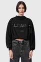 Одяг Бавовняна кофта AllSaints BIGGY ASTER W094JC чорний