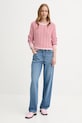 Bavlnený sveter Levi's FLORENCE PNTLLE SWEATER 0012O ružová SS25