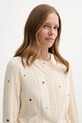 Levi's pamut kardigán MARAIS CARDIGAN bézs 0012Q