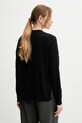 Odzież Sisley kardigan z domieszką lnu 105GM602M czarny