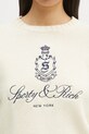 Sporty & Rich sweter bawełniany Vendome Knitted beżowy WS065606205WH37