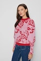 Bizuu pamut pulóver FLORIA FLORIA.ROZOWY.SS25 rózsaszín SS25