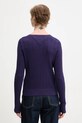Odzież Tommy Jeans sweter bawełniany DW0DW22165 fioletowy