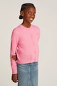 Tommy Hilfiger kardigan dziecięcy pozostałe różowy KG0KG08282.98.122.PPYA